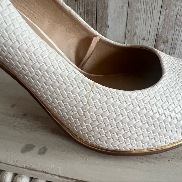 Marc New York Elegant White Textured Women's Pumps 8.5 - Picture 5 of 9